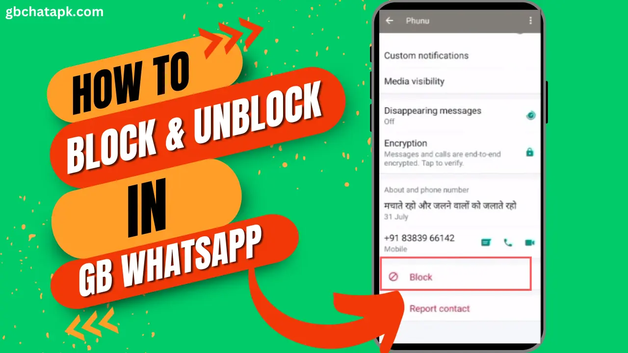 How to block and unblock contacts on GBWhatsApp