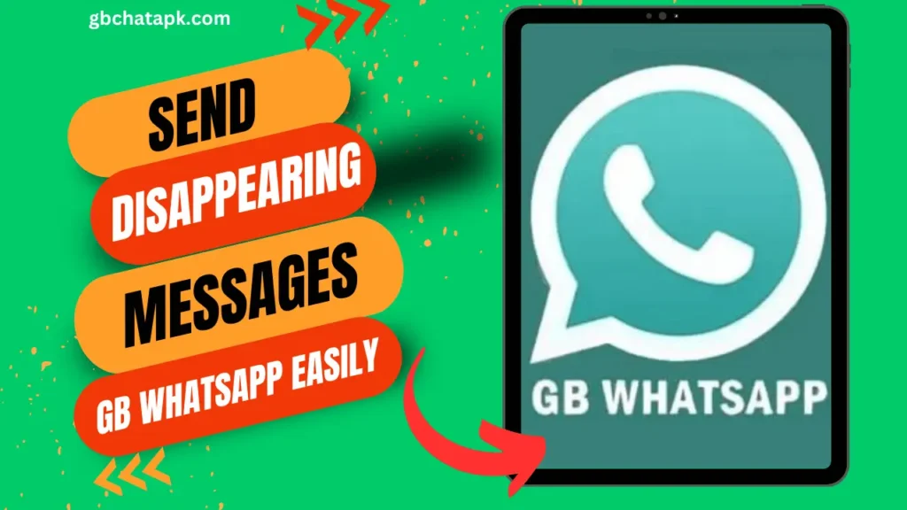 How to send disappearing messages on GB WhatsApp