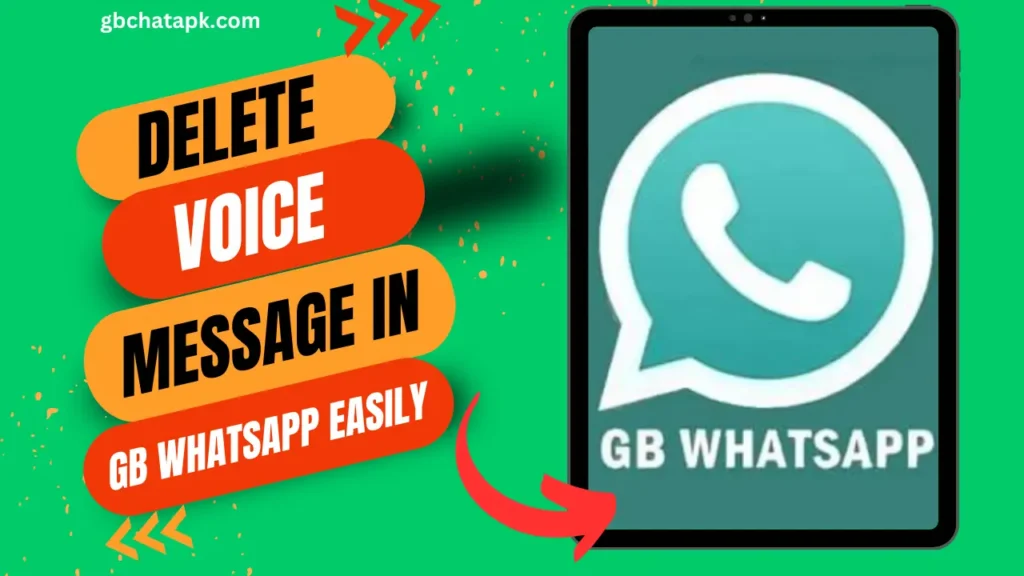 How to delete a voice message in GB WhatsApp