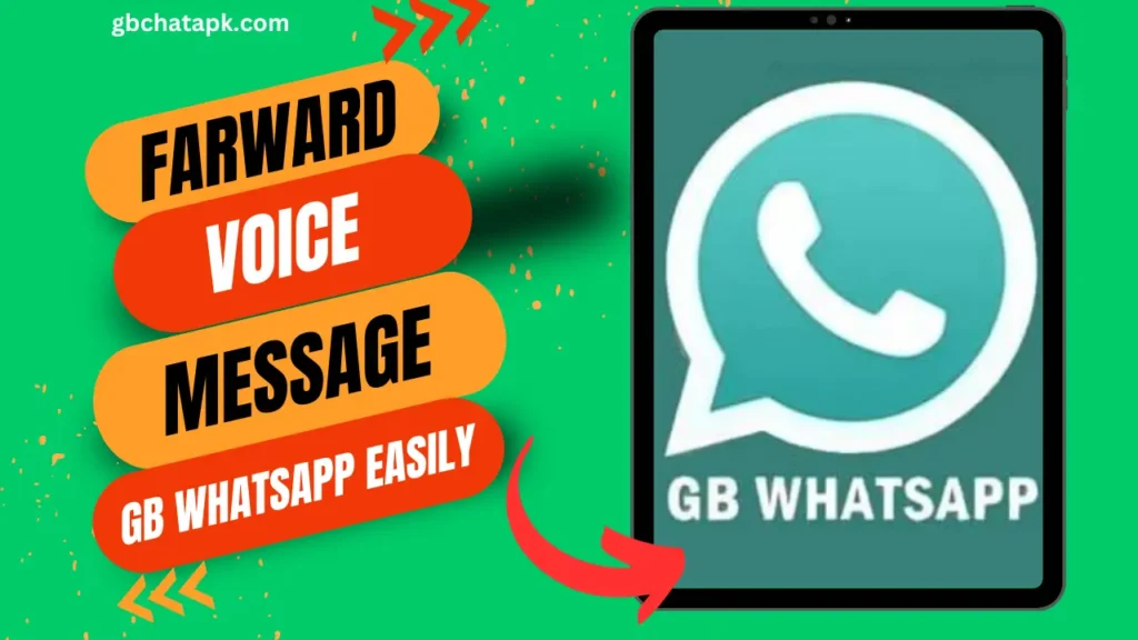 How to forward a voice message in GB WhatsApp