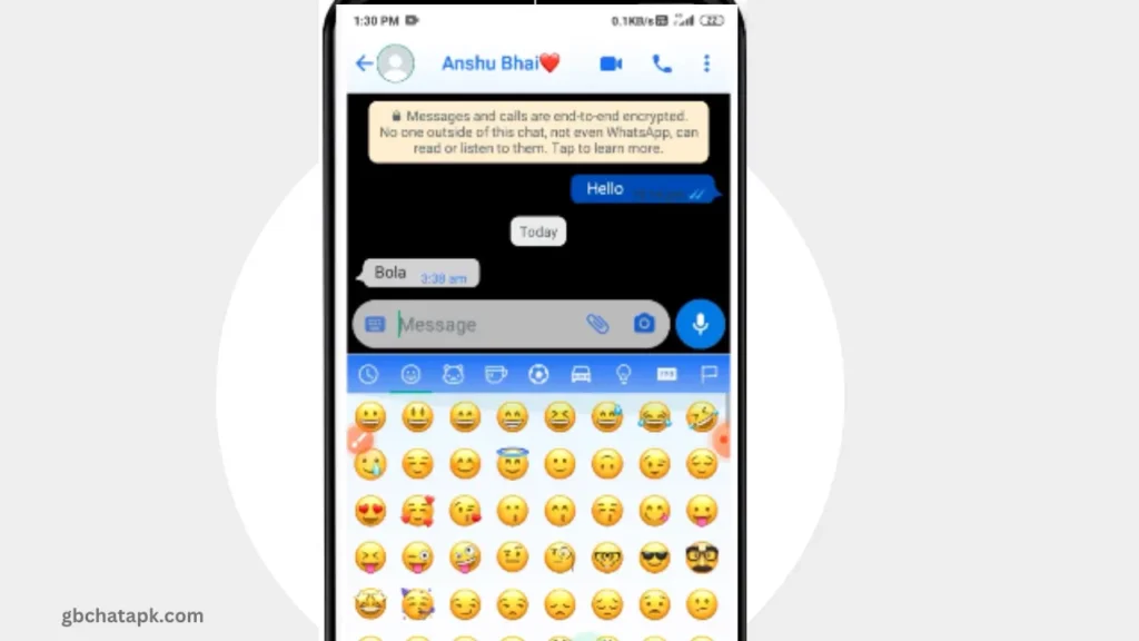 emojis in gb whatsapp lite