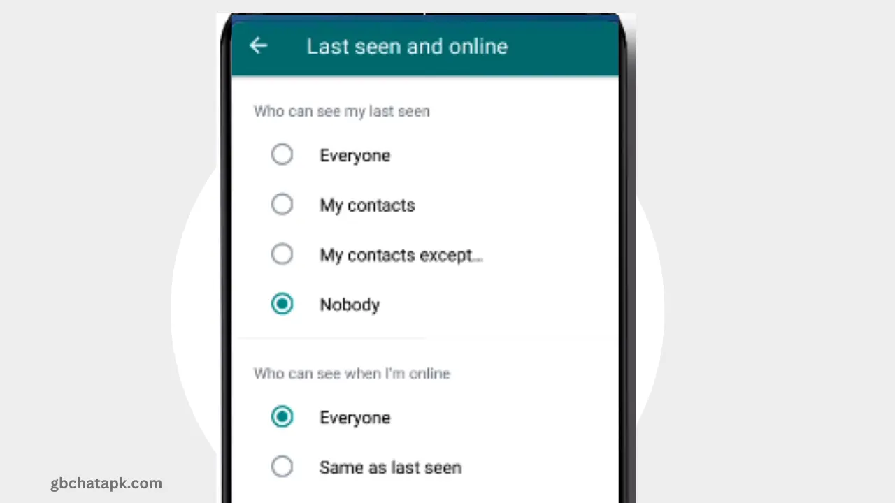 freeze last seen on gb whatsapp lite